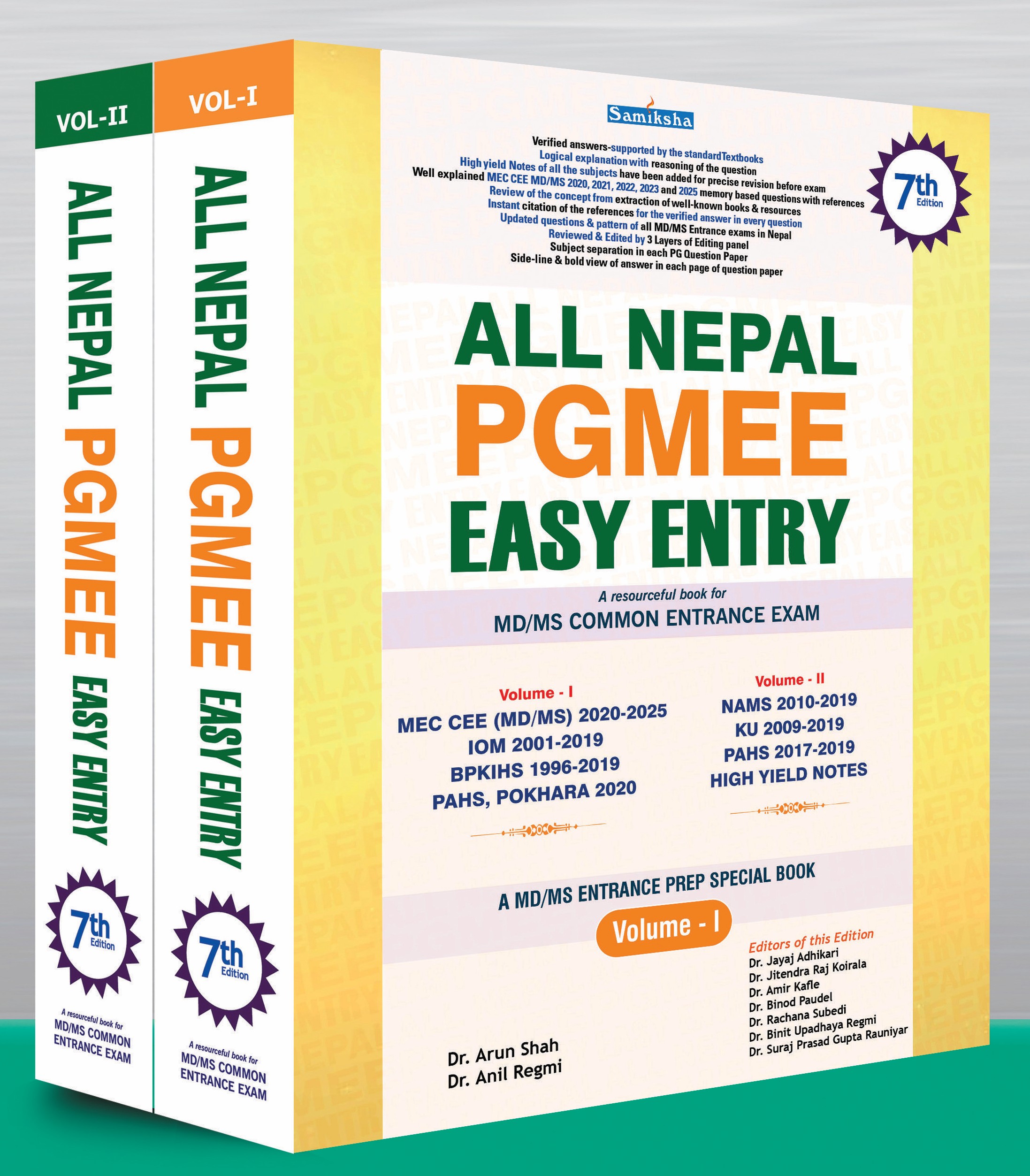 All Nepal PGMEE Easy Entry (2 Volume Set)
